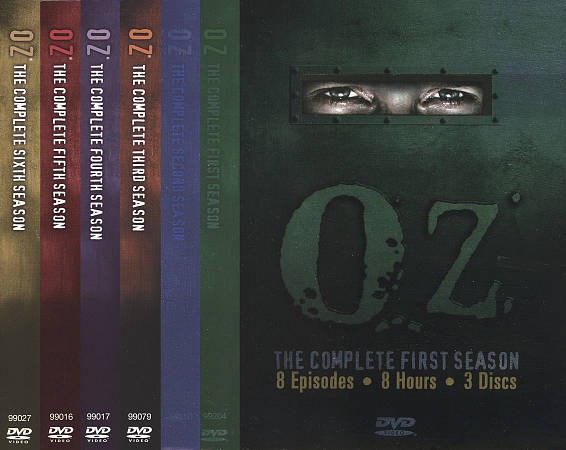 Oz   The Complete Seasons 1 6 DVD, 2006, 18 Disc Set, 6 Pack