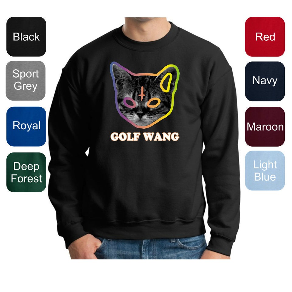 Golf Wang Cat PREMIUM Crewneck Sweatshirt OFWGKTA Creator Odd Future 