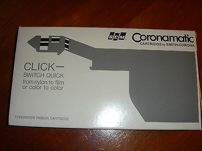 New Smith Corona Coronamatic Typewriter Ribbon Cartridge Black Carbon 