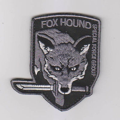METAL GEAR SOLID MGS FOX HOUND SPECIAL FORCE GROUP Velcro Patch ACU 