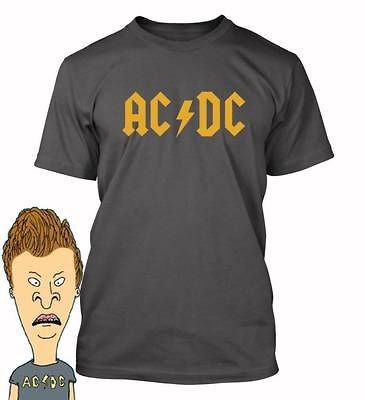 ACDC logo T shirt AC DC Beavis and butt Head Butthead party costume 