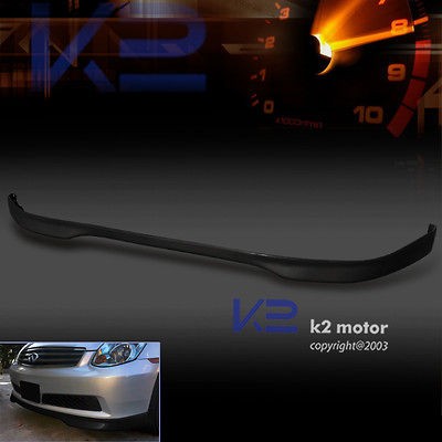   INFINITI G35 COUPE TYPE BLACK PU BUMPER SPOILER LIP R (Fits Infiniti