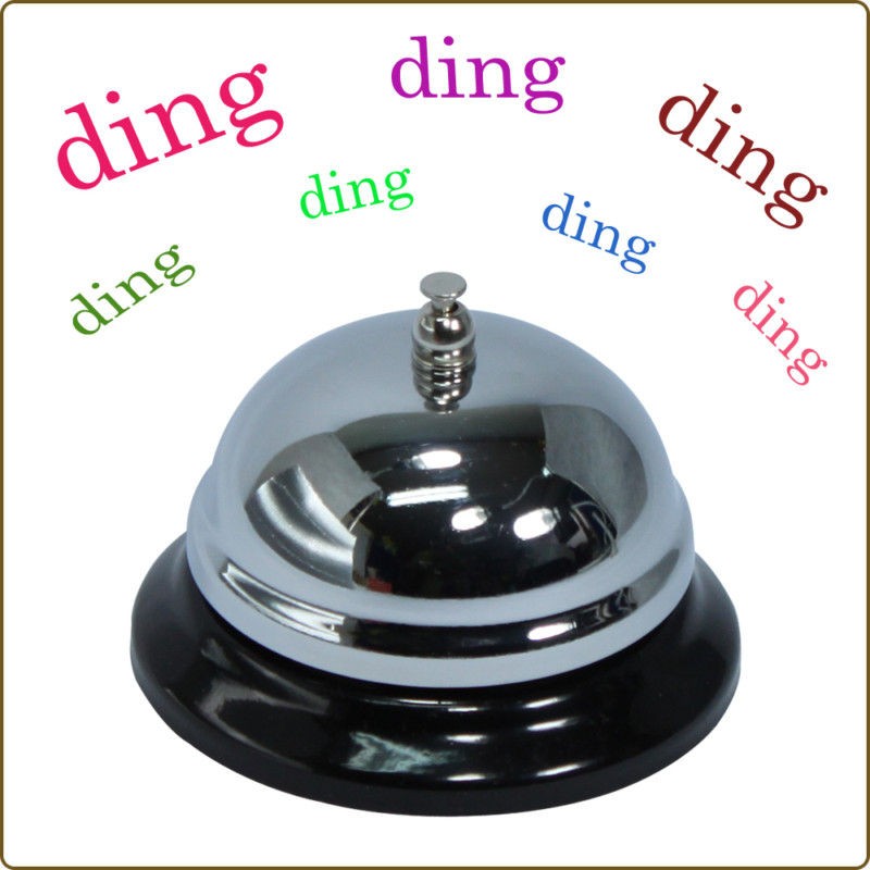 New CALL BELL Counter Hotel desk service ring Boardgame