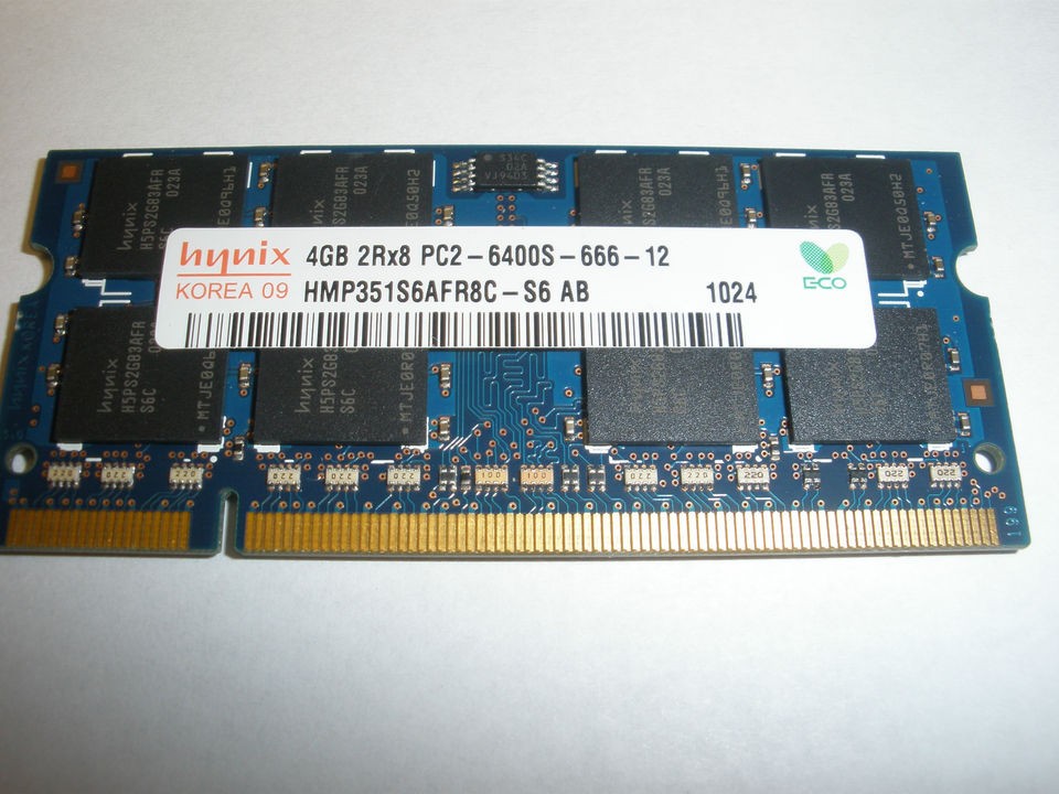   4GB DDR2 PC2 6400 SODIMM LAPTOP NOTEBOOK MEMORY HP DELL Toshiba