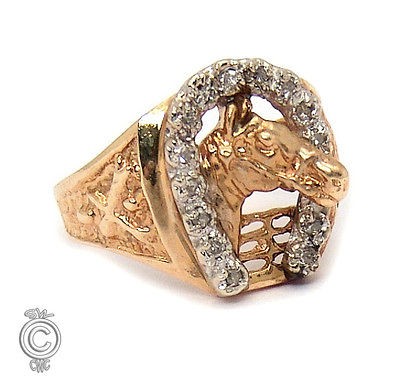 vintage horseshoe ring in Vintage & Antique Jewelry