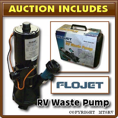Newly listed FLOJET Portable RV Waste Water Macerator Pump Kit   Brand 