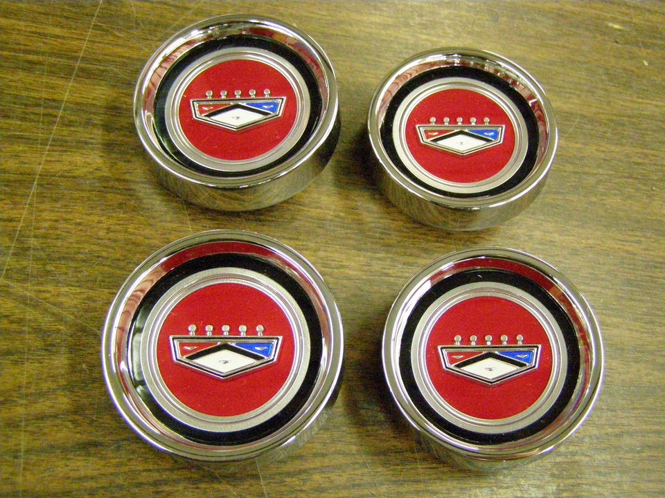1966 Falcon Fairlane Styled Steel Hub Cap Center Cap (Fits Ford 500)