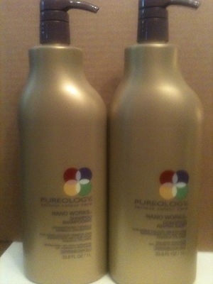 BRAND NEW PUREOLOGY NANOWORKS SHAMPOO AND CONDITIONER CONDITION 33.8OZ 