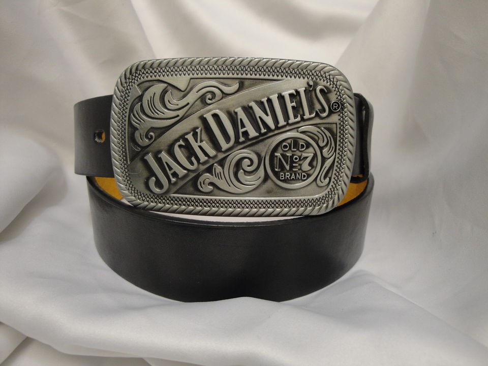 JACK DANIELS OLD NO 7,CLASSIC,3D,COLLECTABLE BUCKLE W.FREE BELT any 