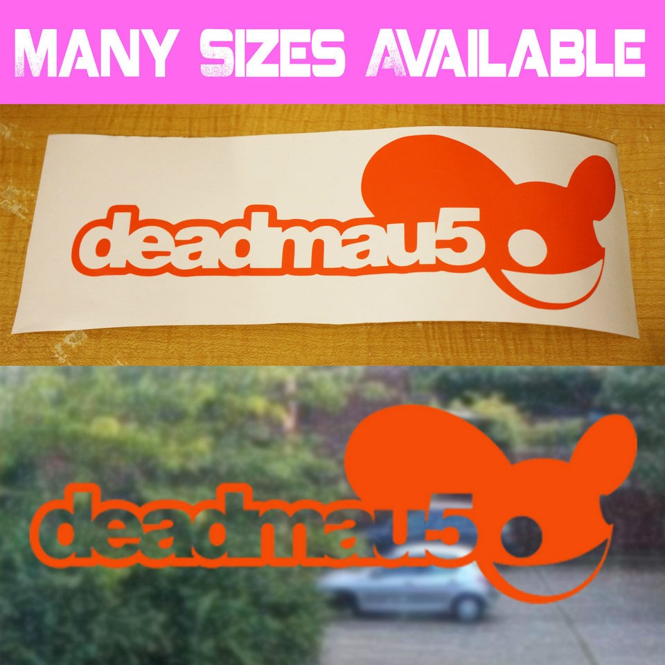 Deadmau5 Name Wall Vinyl Sticker Car Window Glass Laptop Decal 