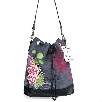   New DESIGUAL Womens Floral Hobo Handbags Shoulder Bag 28*5153 54