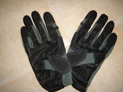KEVLAR LEATHER ARMY COMBAT GLOVE FOILAGE GREEN XXLARGE