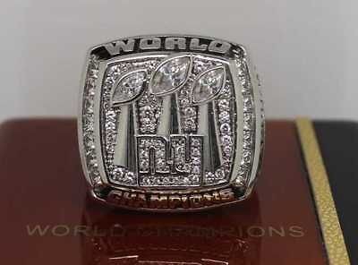 New York Giants 2007 Championship Super Bowl Ring **SALE Size 10**