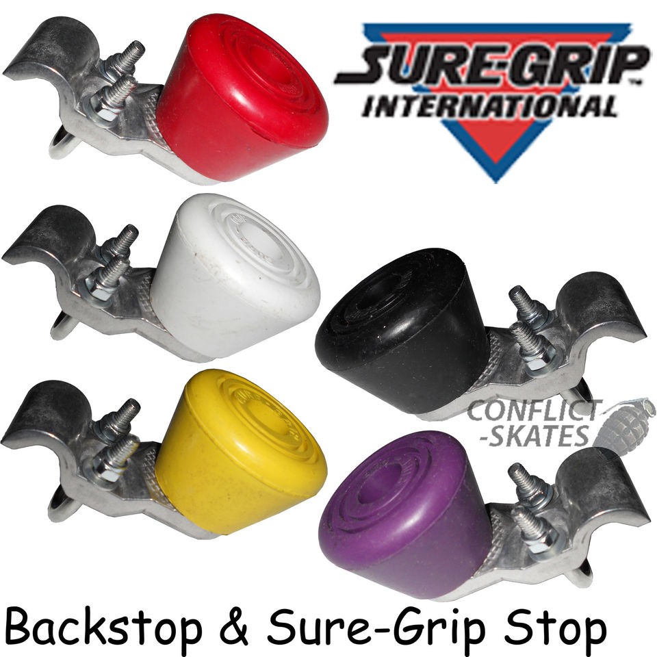   + SURE GRIP stop for Quad Roller Skates fits Supreme, Raptor, Bauer