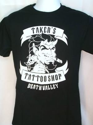 UNDERTAKER Tattoo Shop DEATH VALLEY T shirt Sizes