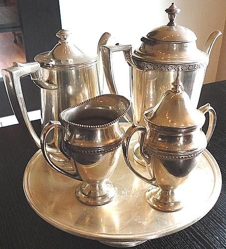 international silver company tea set in Tea/Coffee Pots & Sets