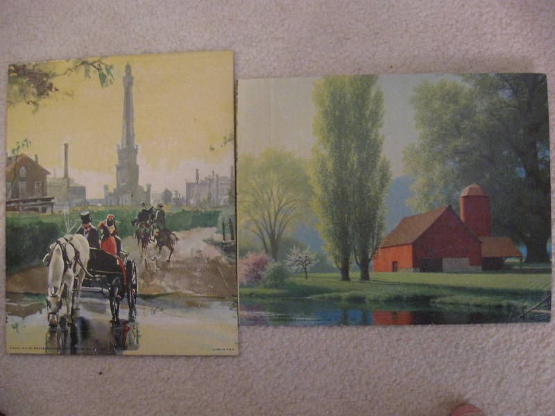 ART LAND MARK BY BEALL SPRING MORN BY ROBERT WOOD LITHO