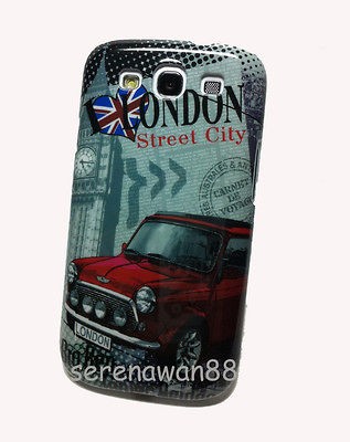   Galaxy S3 S III i9300 Mini Cooper London Style Plastic Case Cover