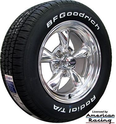   REV CLASSIC WHEELS & 205/60 BFGOODRICH T/A TIRES FORD MUSTANG 1965