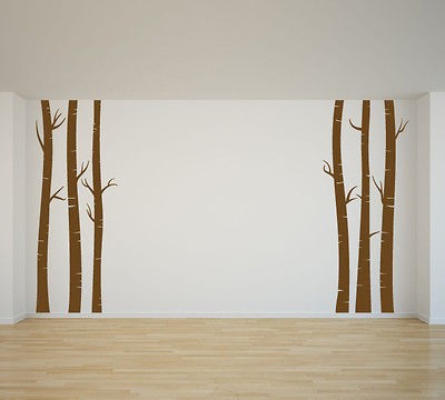birch tree decal in Decals, Stickers & Vinyl Art