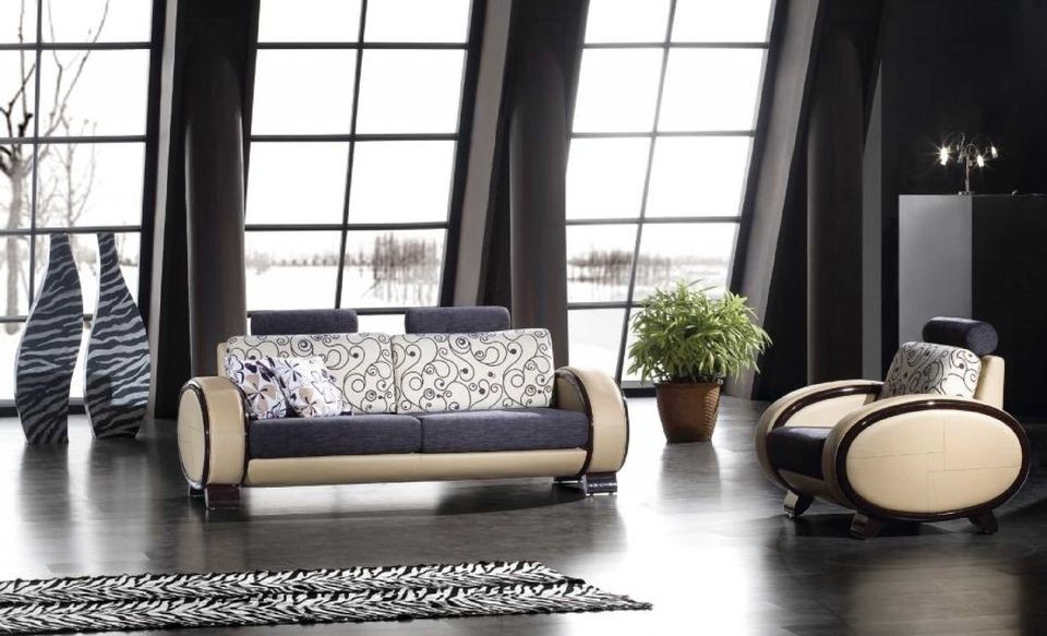 leather fabric sofa in Sofas, Loveseats & Chaises