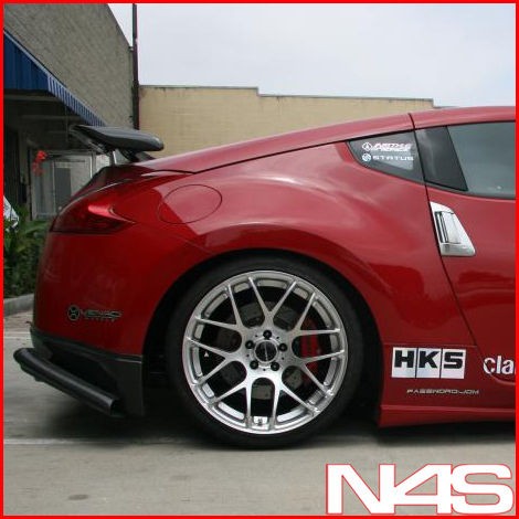 19 NISSAN 350Z AVANT GARDE M310 SILVER CONCAVE STAGGERED RIMS WHEELS 
