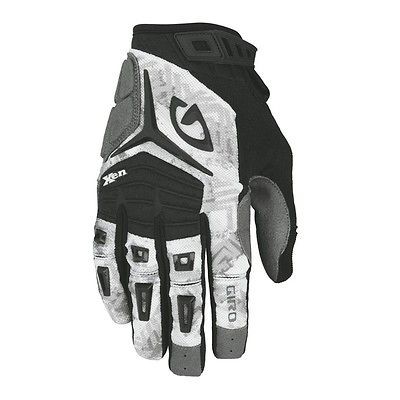 Giro Cycling Glove Xen White Black Long Finger LF Bike Dirt