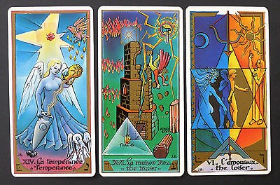 Vintage Masonic Maconnique Tarot Cards Deck by Jean Beauchard 1987 