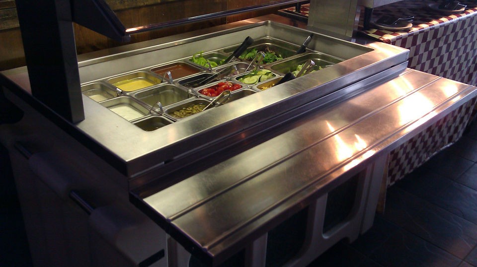 nice cold salad bar  1300 00 or