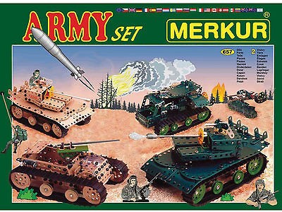 merkur army erector set 677 pieces 4 8 lbs 40