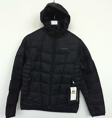   DOLOMITE DOWN HOODY JACKET BLACK S L M XL INSULATED AUTHENTIC SKI