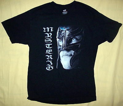 VINTAGE 2005 OFFICIAL WWE REY MYSTERIO WRESTLE MANIA T SHIRT SZ L NICE