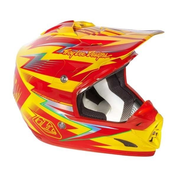 New Troy Lee Designs TLD SE 3 SE3 Cyclops Helmet. Black/Red. Adult X 