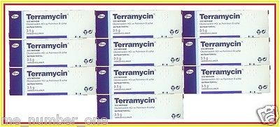 10X Terramycin Pet Eye Ointment for Cat Dog Horse 3.5 GM (Exp date 07 