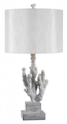 kenroy home 32166wh coral table lamp  122