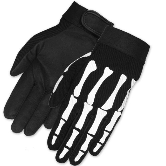 Mechanics Preferred Skeleton Gloves Large   Durable and Heavy Duty 