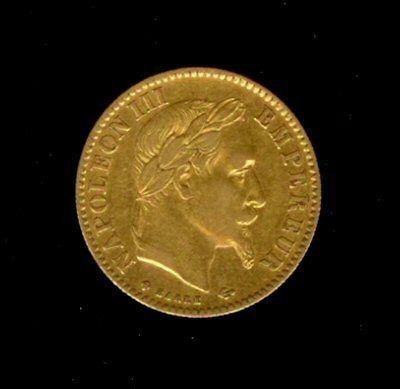 1866 bb gold france 10 francs strasbourg mint time left