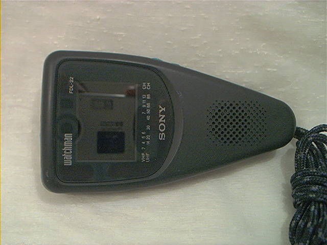 SONY WATCHMAN MODEL FDL 22 WORKS MINI TV TELEVISION SOLD PROP OR 
