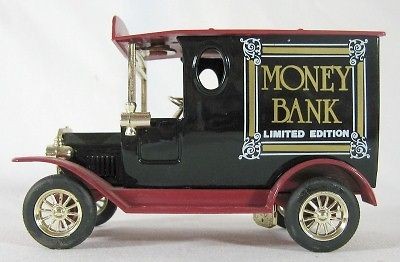rare 1920 s style money bank truck limited edition time