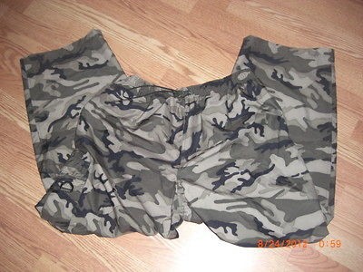 MENS CAMO CARGO PANTS W/REMOVABLE LEGS BY ATHLETIC WORKS SZ 2XL