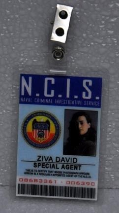 ncis tv series id badge special agent ziva david time
