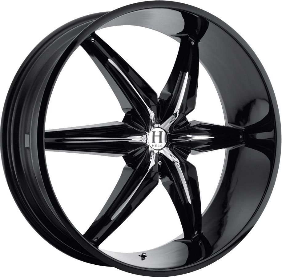 20 Black Helo Wheels Rims Tahoe Silverado Toyota Tundra Nissan Titan 