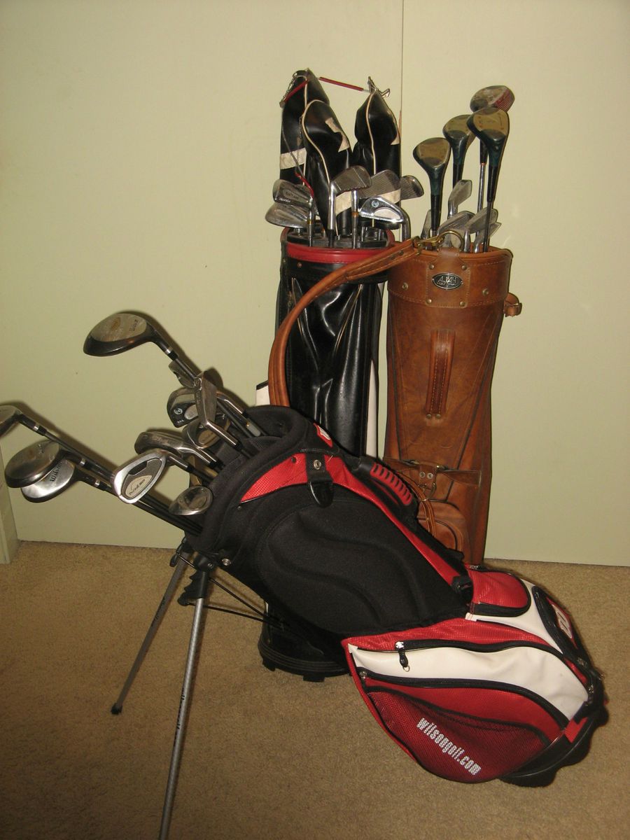 Wilson and Vintage Ajay Golf Club Sets