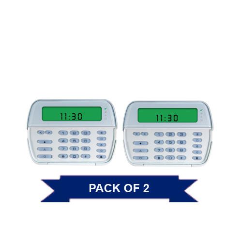 us pack of 2 dsc tyco pk5501 alarm system keypad