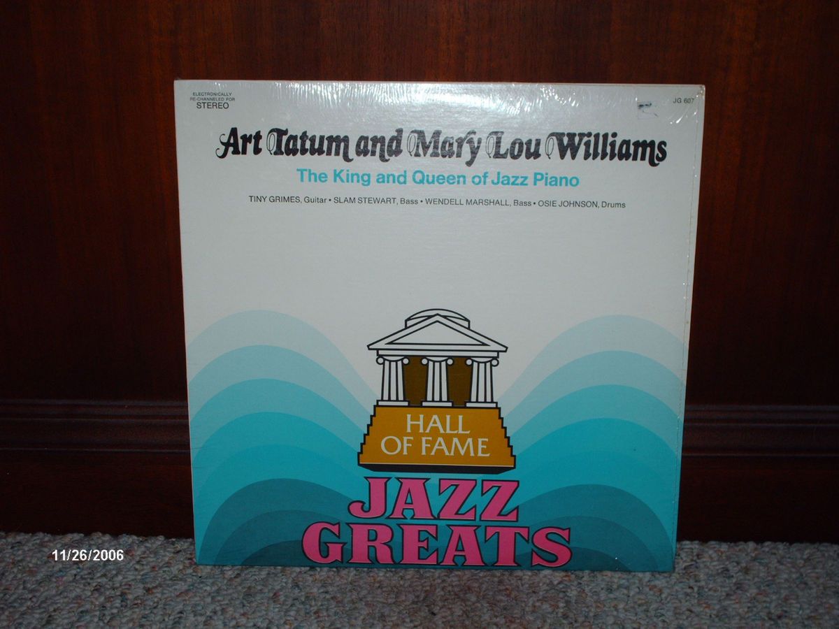 ONE 33 RPM RECORD LP ART TATUM MARY LOU WILLIAMS THE KING QUEEN OF 