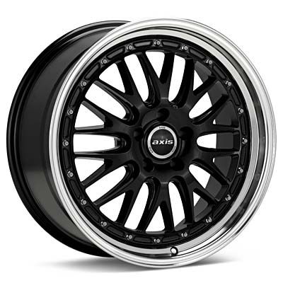 18 Axis Rev Style Black Wheels Rims Staggered Fit Lexus SC300 sc400 