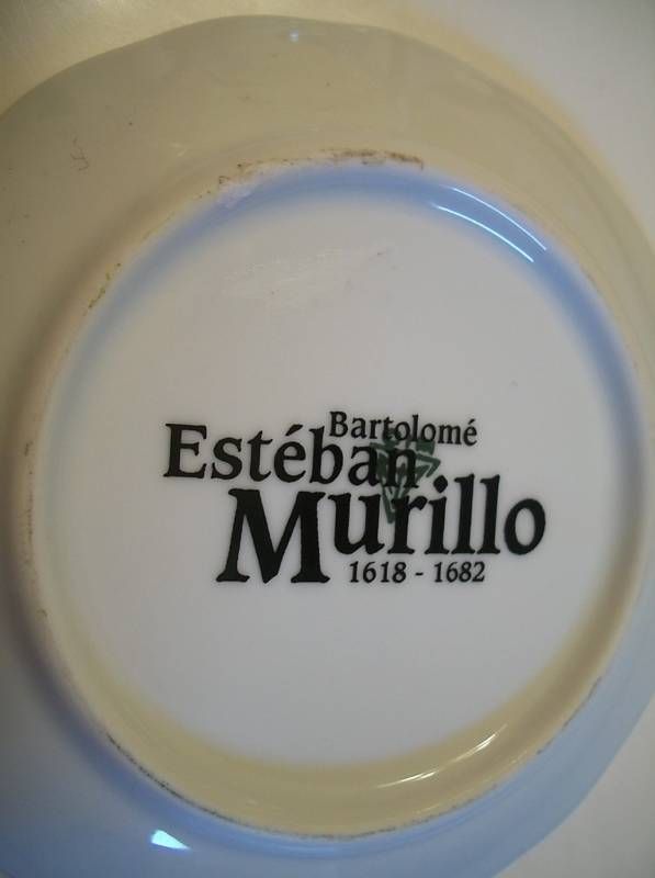 description bartolome esteban murillo rare miniature decorative plate 