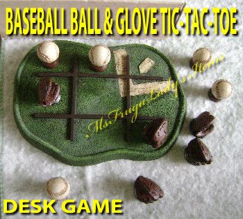   accessory for baseball fan collector model baseball tic tac toe game