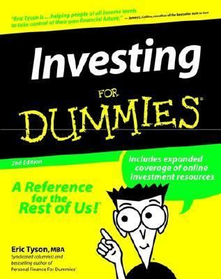Investing for Dummies by Eric Tyson 1999, Paperback