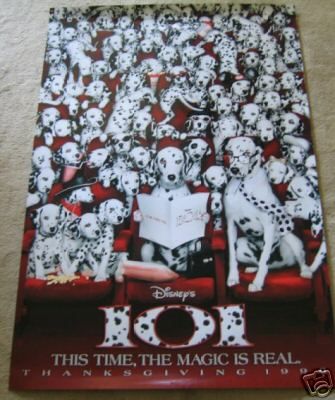 disney 101 dalmatians 2 side poster 27 by 40 time